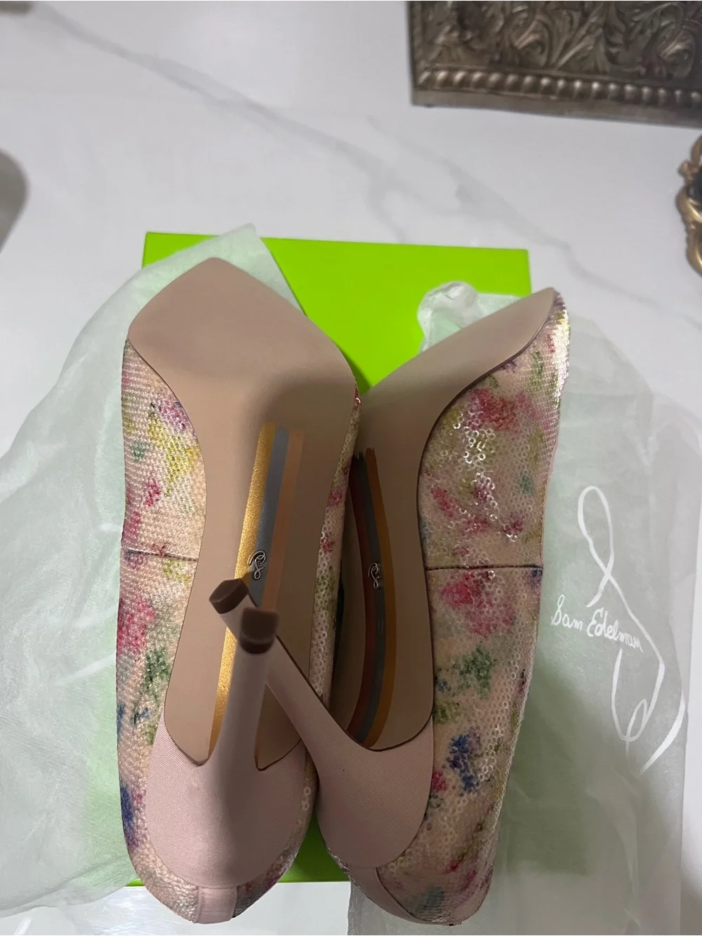 Sam Edelman Hazel Floral Sequin Pump - Multi